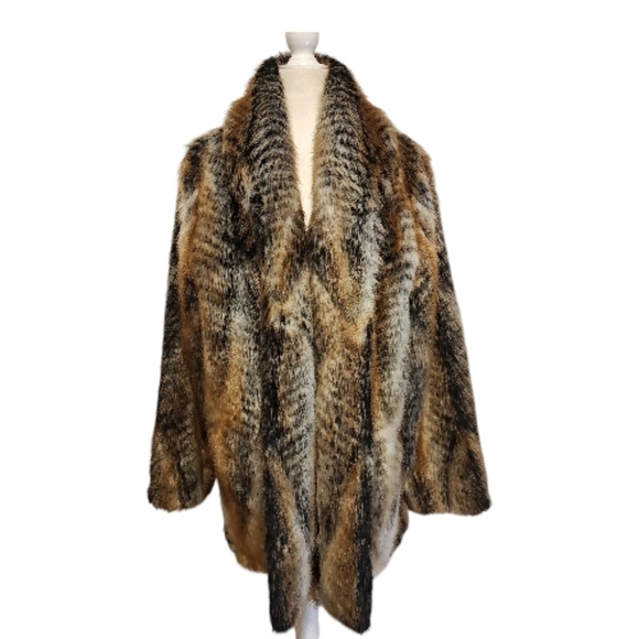Fabulous Furs Multitone Faux Fur Jacket - Picture 2 of 10